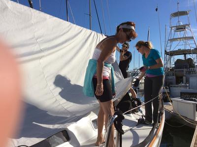 Preparing for a sailing championship